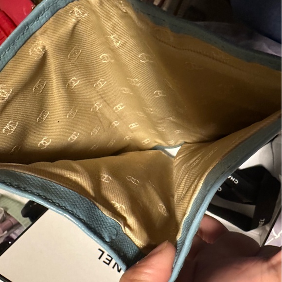 Chanel Blue along Wallet With Unbranded Chain - Picture 8 of 16